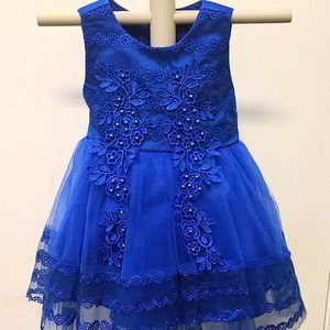 NEW! Royal Blue Boutique Formal Baby 9-12 Months 12-18 months